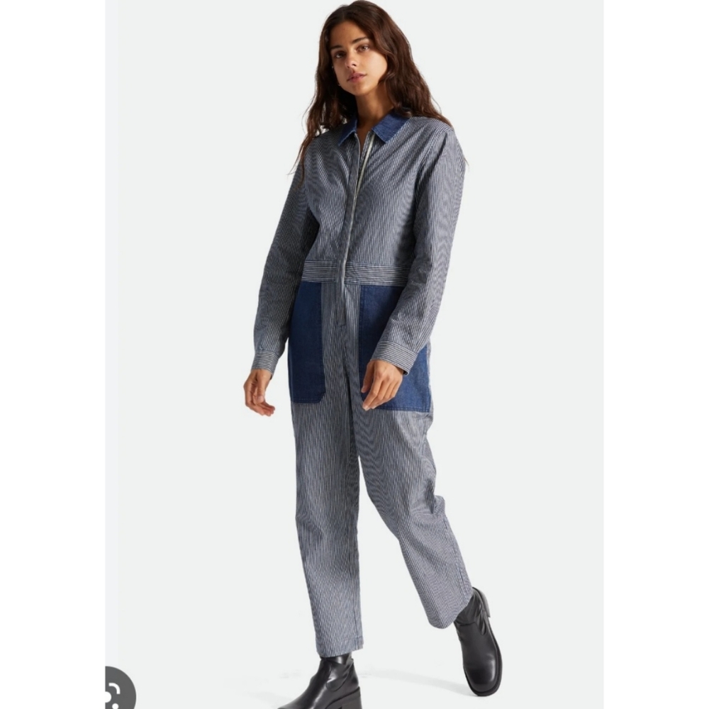 Brixton Mersey Coverall-Railroad Stripe. XS BRAND NEW